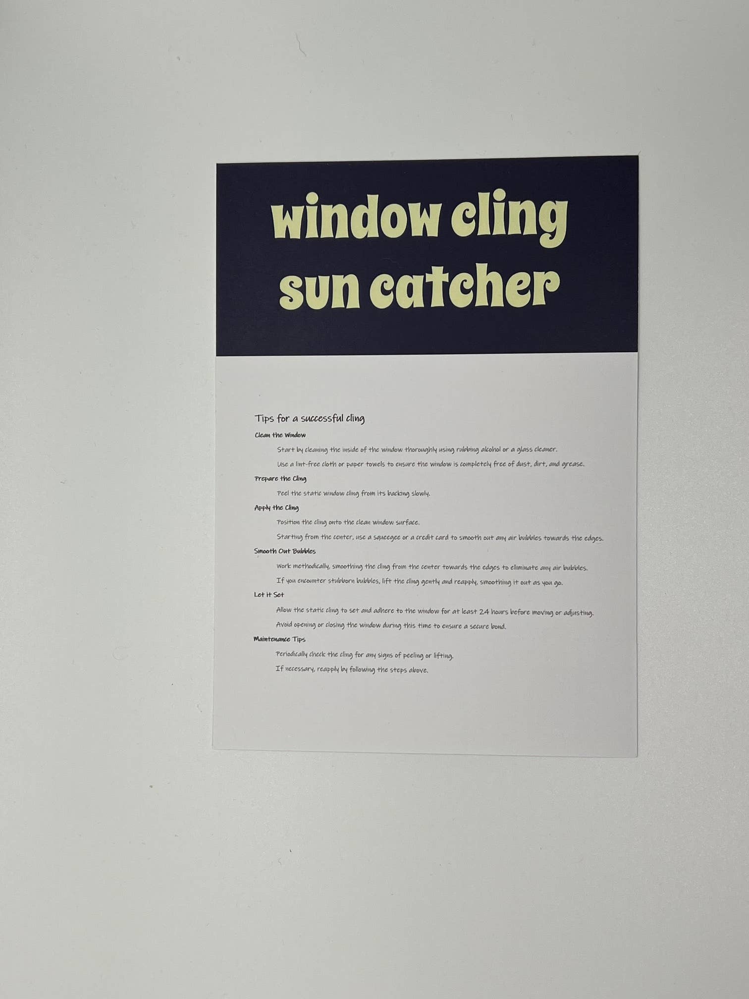 Cosmic Artware - Wholesale Suncatcher - Stained Glass Vinyl Window Cling, Dragonfly on Cattail4