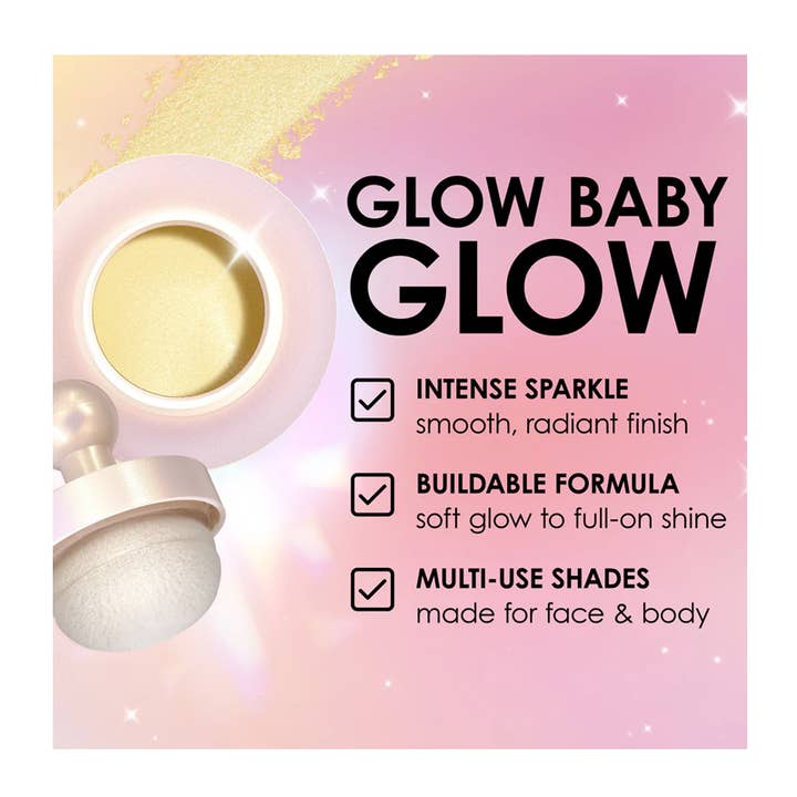 PINEAPPLE Beauty - Wholesale Makeup highlighter - LA Colors C37424 Gold Bars Dazzling Shimmer Loose Powder - 34