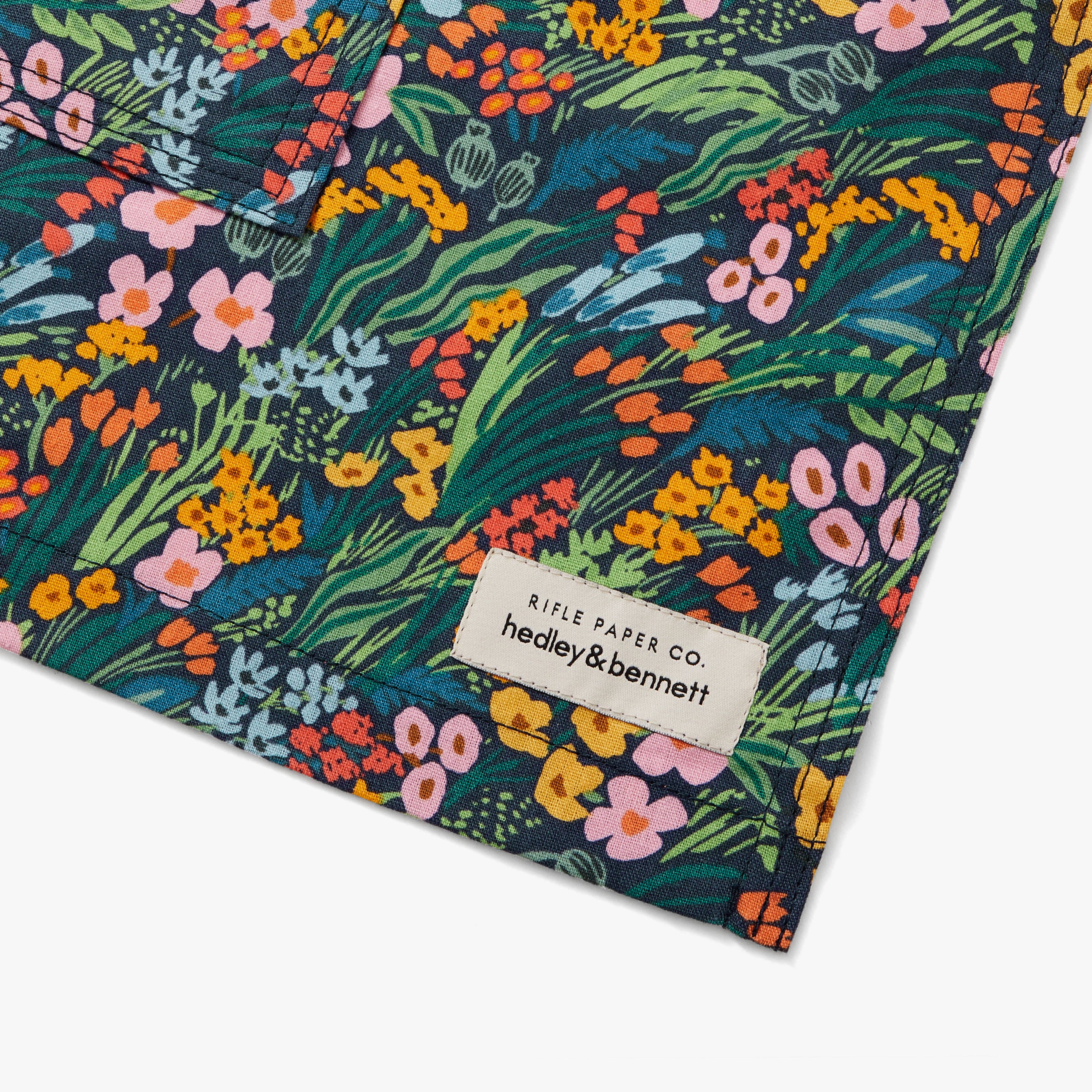 Hedley & Bennett - Wholesale Apron - The Limited Edition Floral Smock - Rifle Paper Co. Lea Blue4