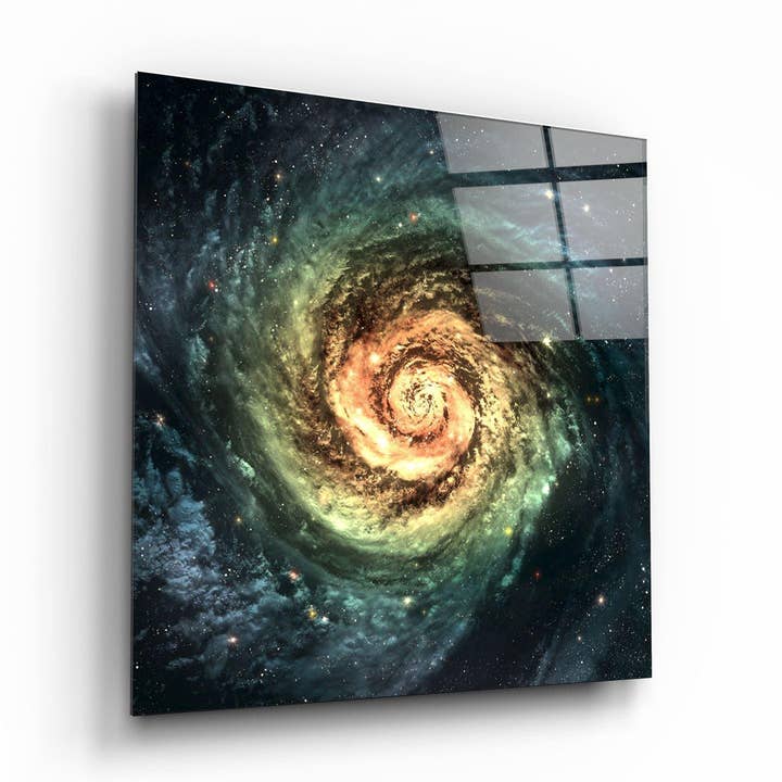 ・"Dans l'Espace-1"・Art Mural en Verre pour la vente par Artdesigna KG