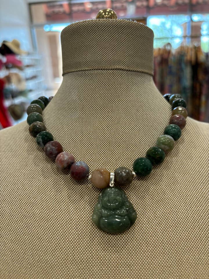 Buddha’s Jasper (Gemstone Choker) for wholesale by Meditate With Mala, LLC