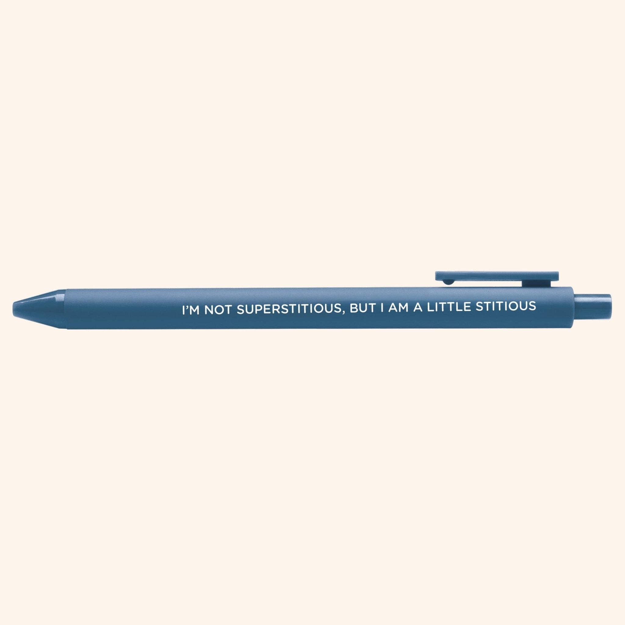 MangoIllustrated - Wholesale Pen - Little Stitious jotter gel pen4