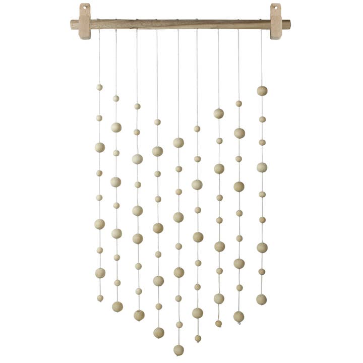 HomArt - Wholesale Mobile - Paulo Wall Hanging, Wood Beads2