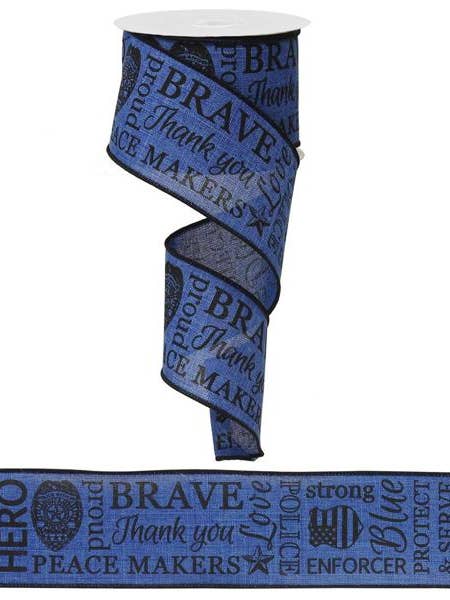 2.5" x 10yd Police/Royal - - RG0159225 for wholesale by General Wholesale Inc