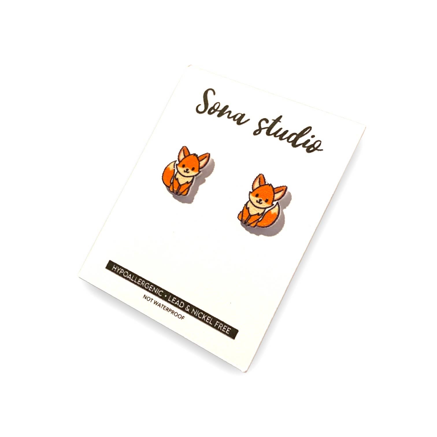 Sona Studio - Wholesale Stud/Post Earrings - For Fox Sake Earrings1