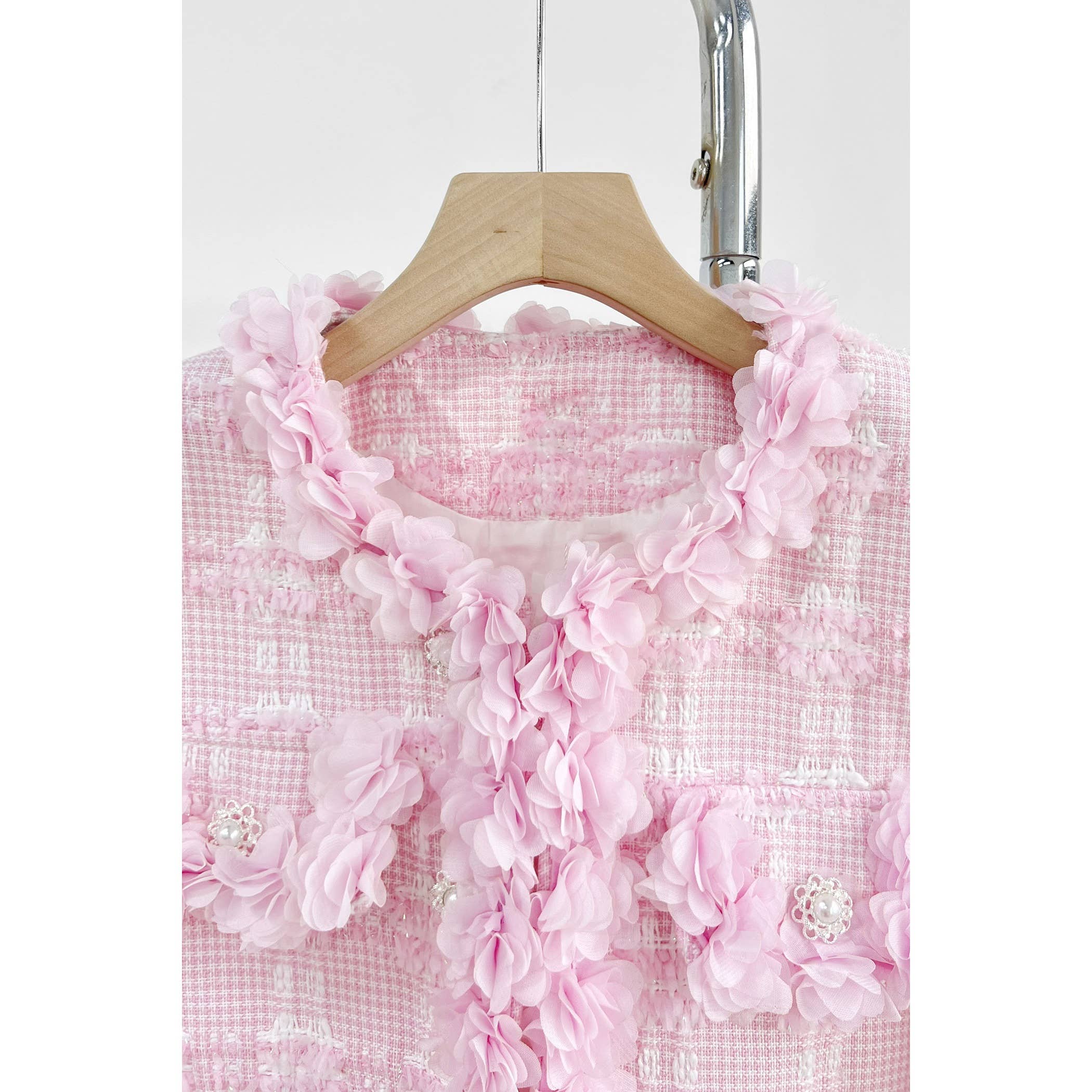 XHHH Inc - Vente Veste – femme - Vestes en tweed à motif à carreaux7