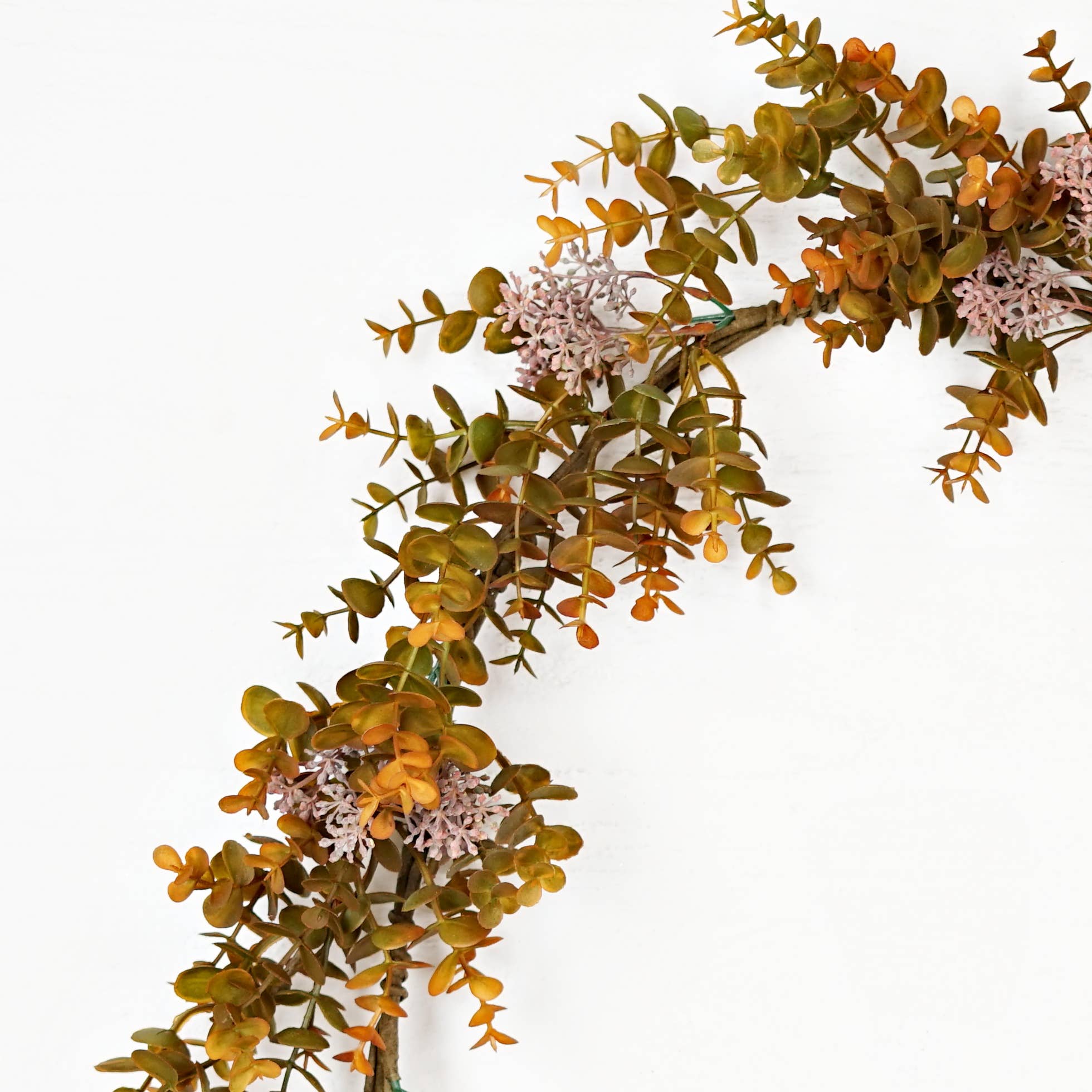 Holiday Depot Inc. - Wholesale Bunting/Garland - 530101- 5ft Garland-Fall Mix Seeded Eucalyptus-1