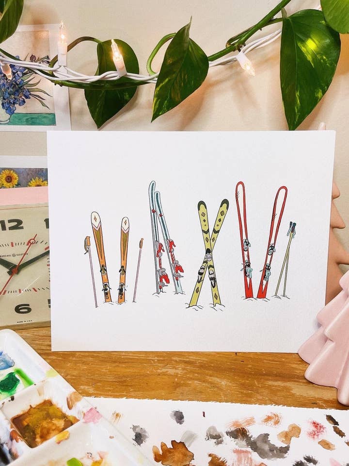 Ski Sets | 8x10 Print for wholesale by Everyday Antonia Mae