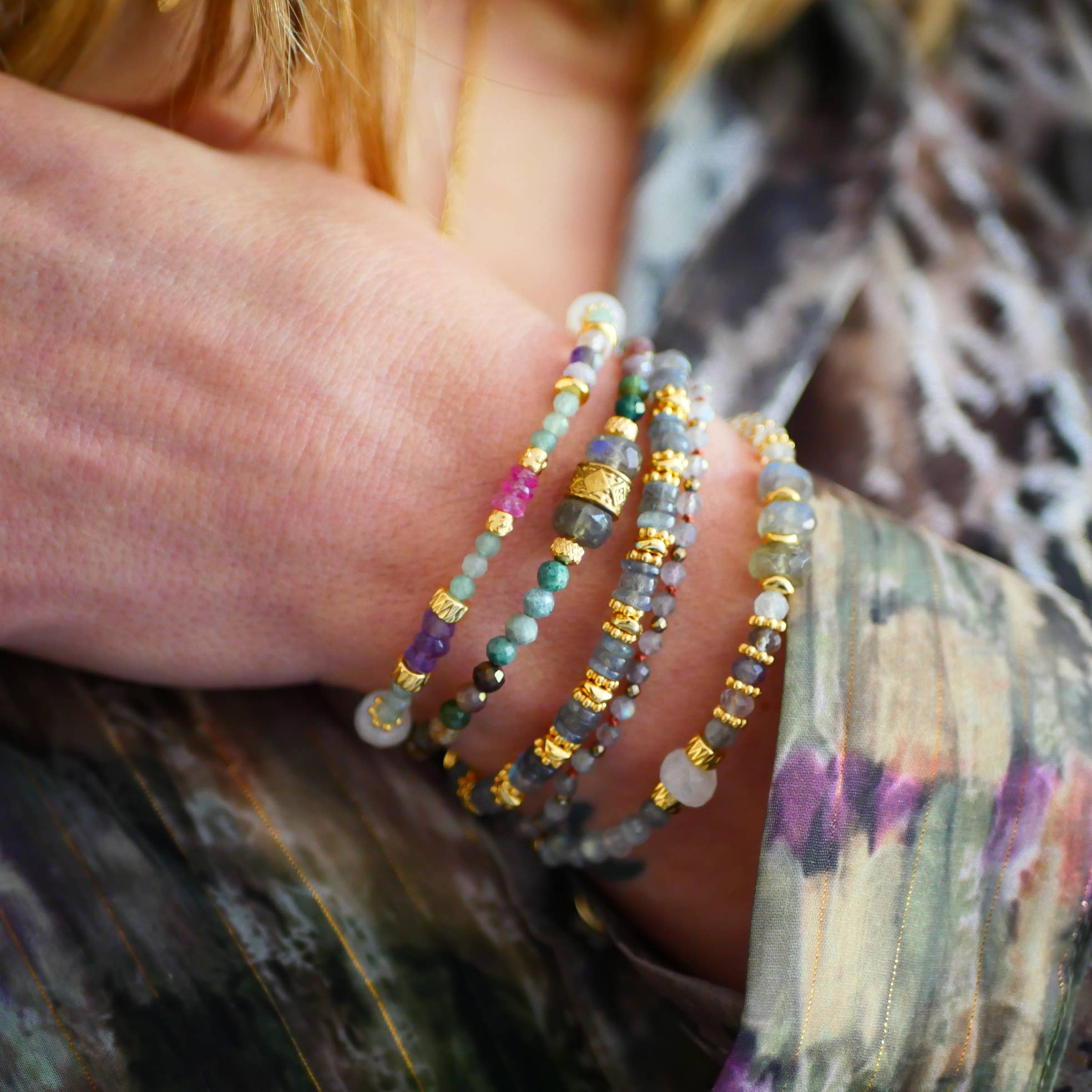 GINANDGER - Wholesale Beaded Bracelet - BRACELET PRAKASH LABRADORIT3