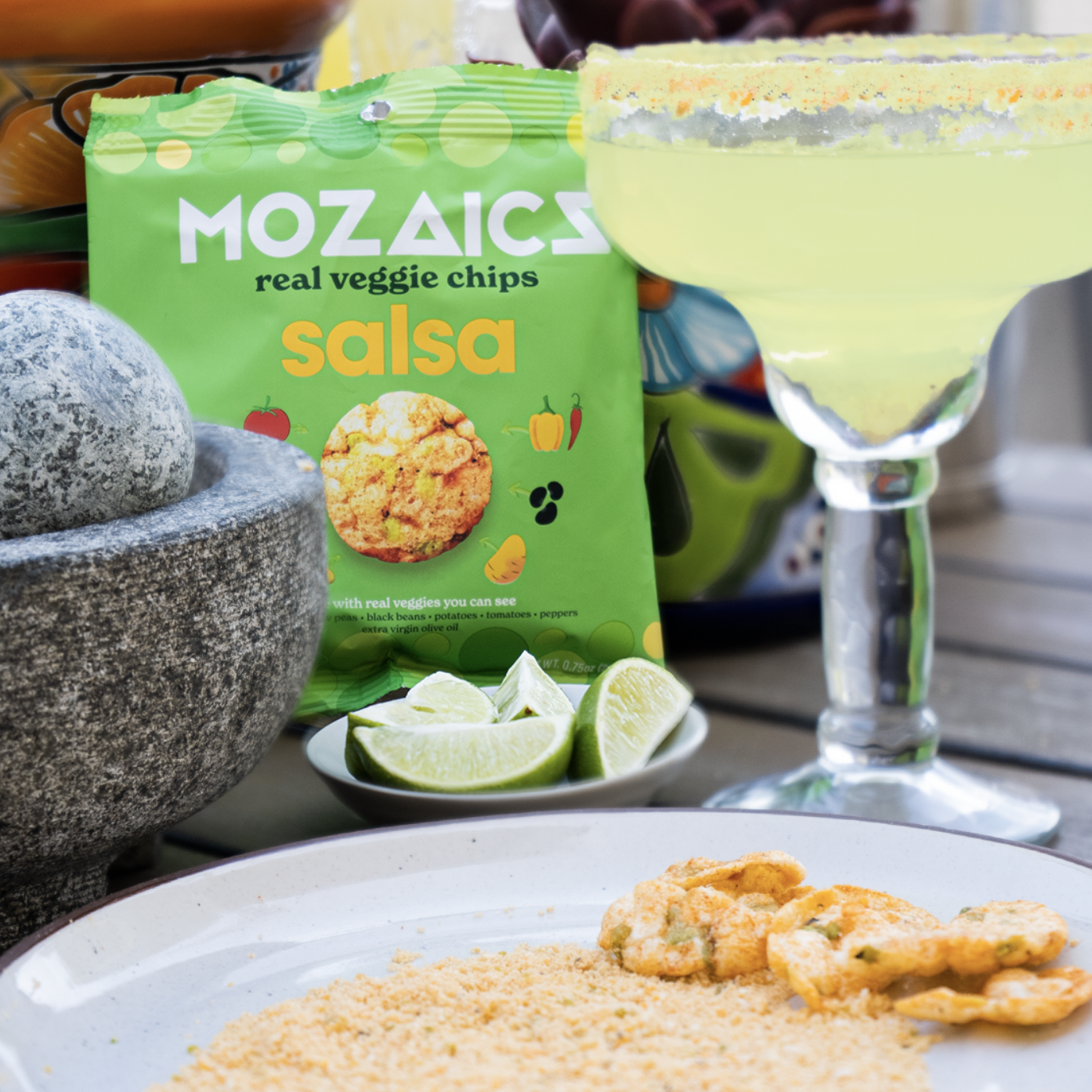 Veggicopia - Wholesale Chips - Mozaics Salsa Real Veggie Chips 0.75oz Single Serve2