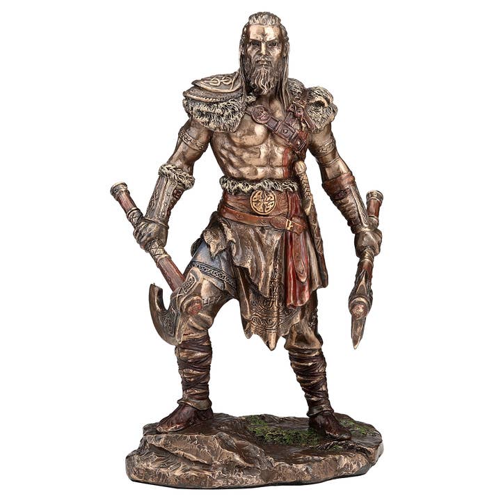 Viking Berserker met twee bijlen voor wholesale door Joe Davies