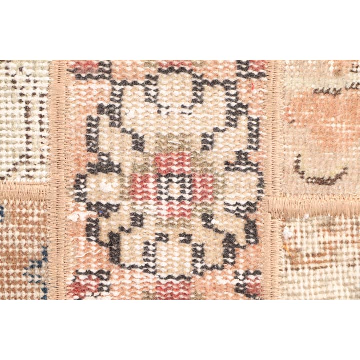 The Loom Wholesale - Wholesale Rug Pad - Turkish Vintage Rug, Small 2.8x8.9 ft (84x272 cm) Rug, Brown Floral Rug5