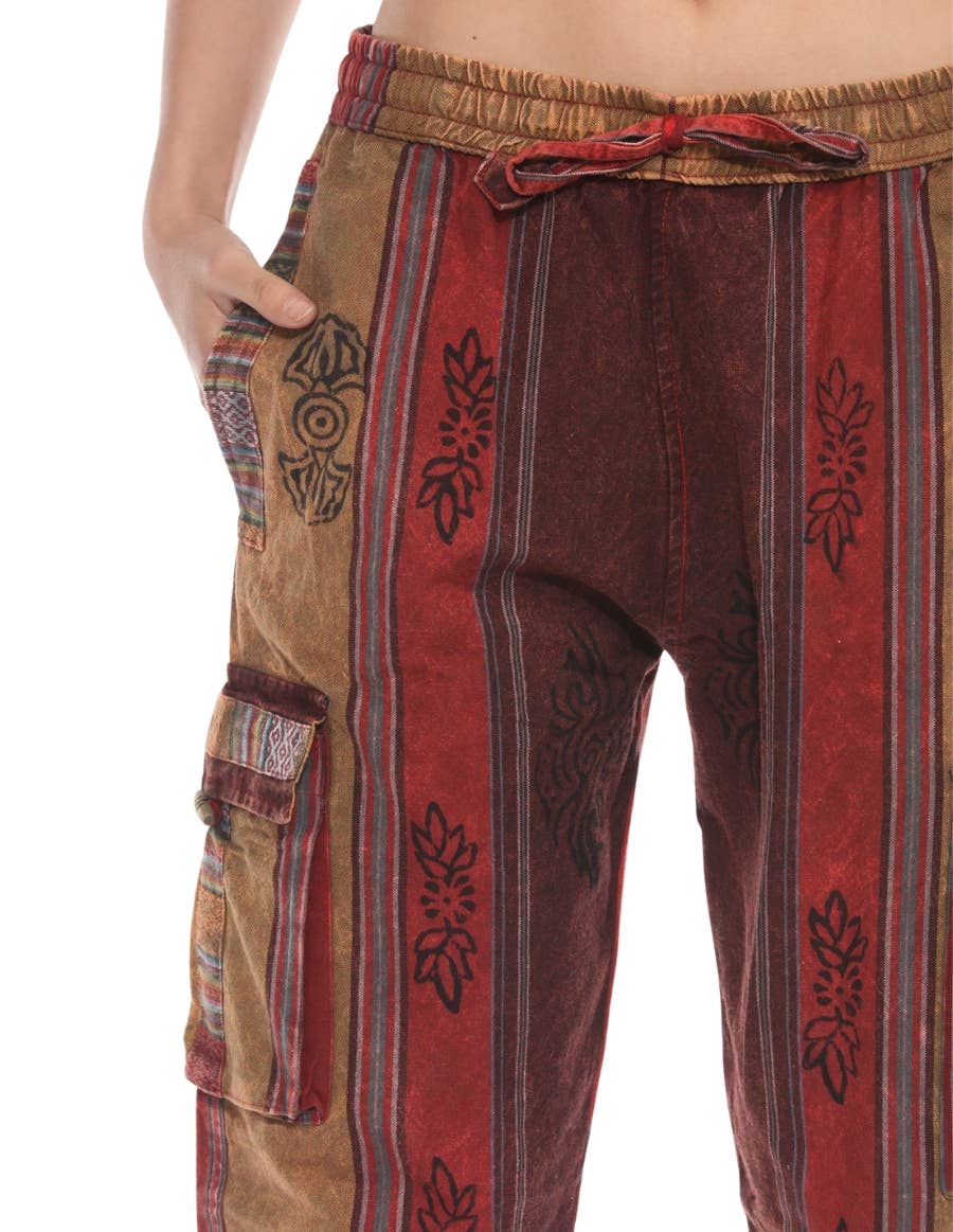 The Collection Royal / Royal Handicrafts - Wholesale Pants - Women's - Cotton Washed Boho Hippie Genie Pants38