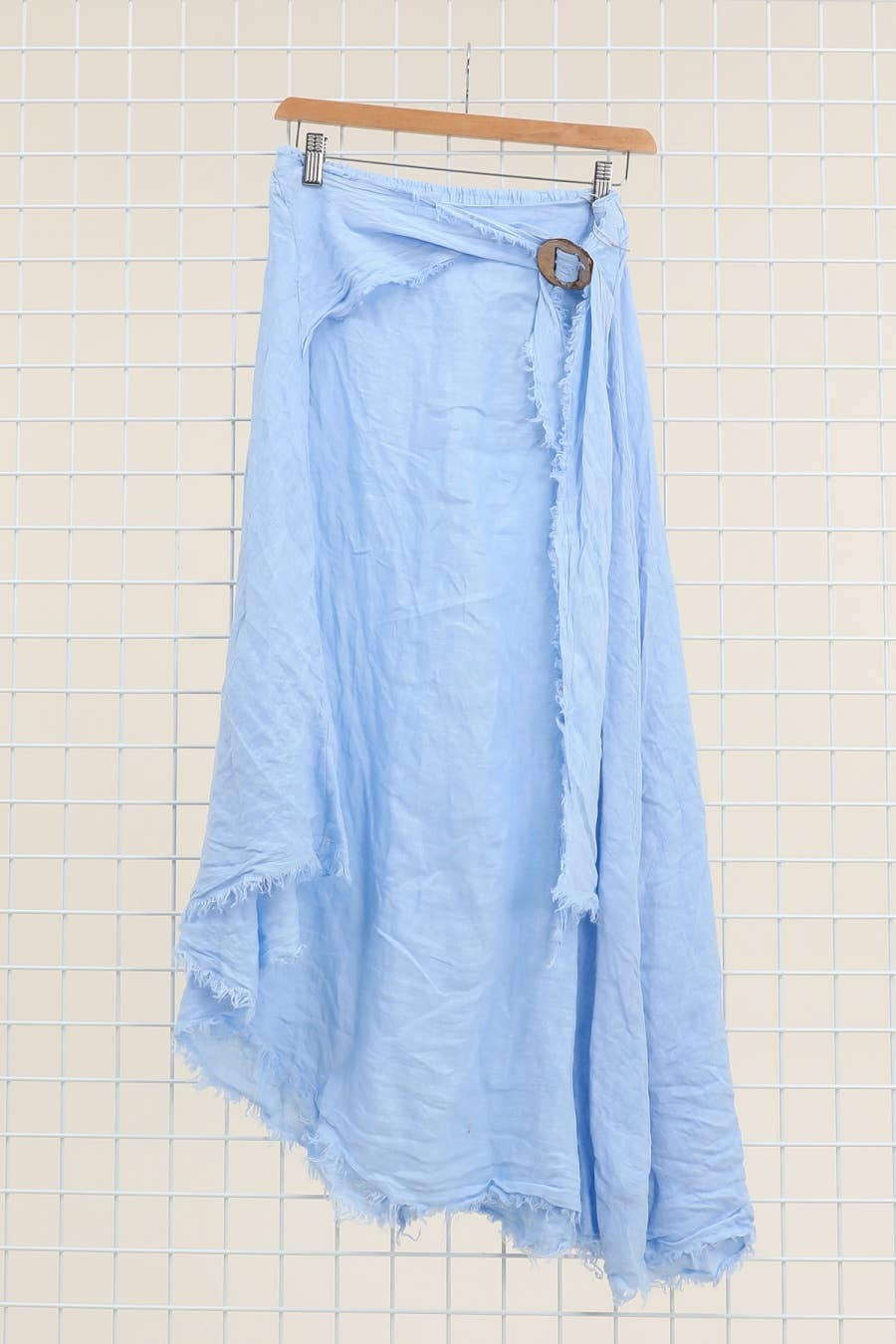 la maison des fibres naturelles - Wholesale Skirt - Women's - Linen skirt with drawstring 1013 100% linen15