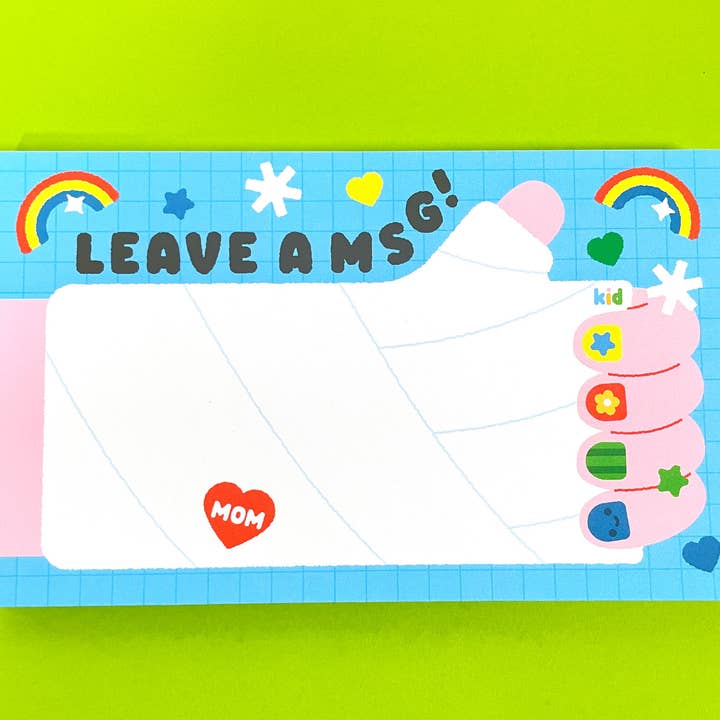 Kidnichols - Wholesale Notepad - Take a Break Notepad | Arm Cast | Cute Y2K Stationery Gift1