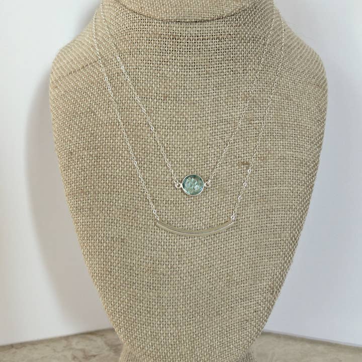 Dainty Large Bead Necklace for wholesale by Rope and Leather