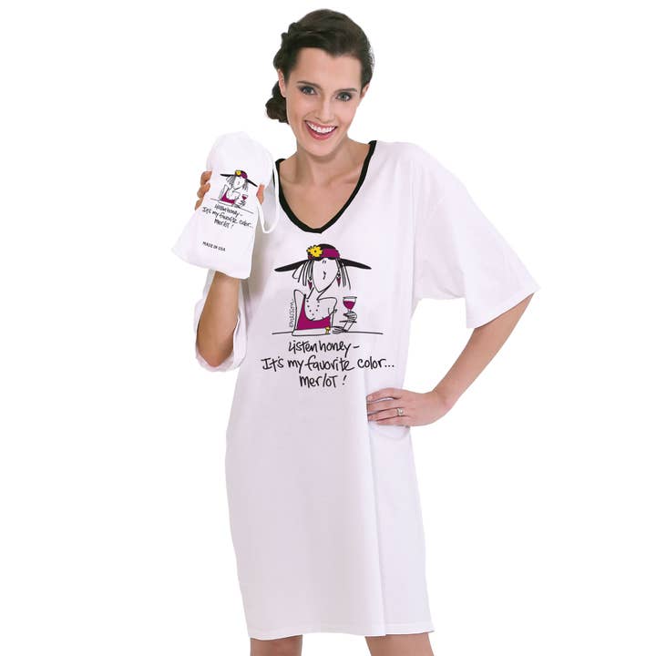 Hør her, skat, det er min yndlingsfarve... Merlot! for engroshandel hos Emerson Street Clothing Co.