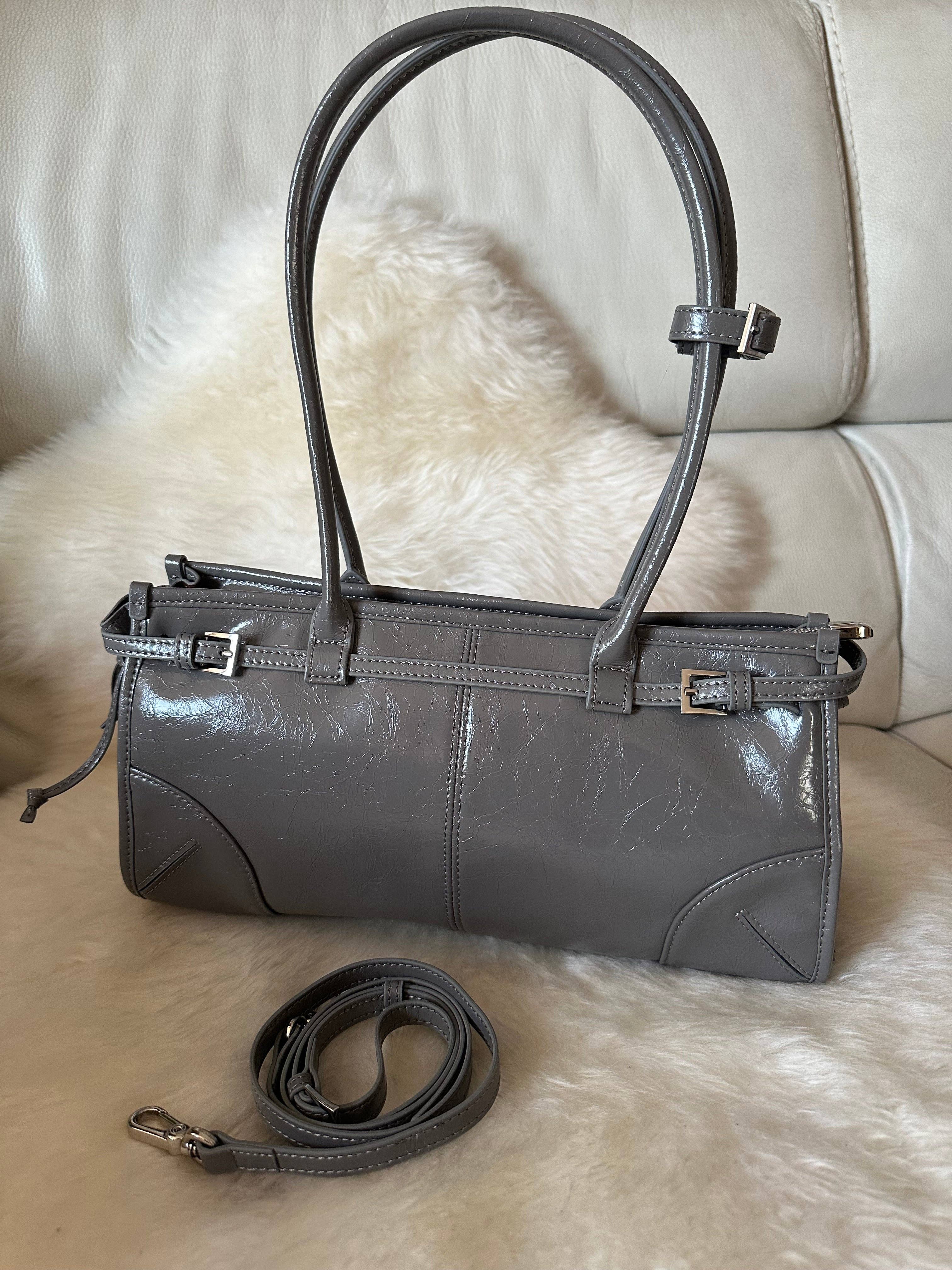 Zhade – Bolsa de ombro – Mulher por atacado – ASTRID - Bolsa de couro genuíno brilhante3