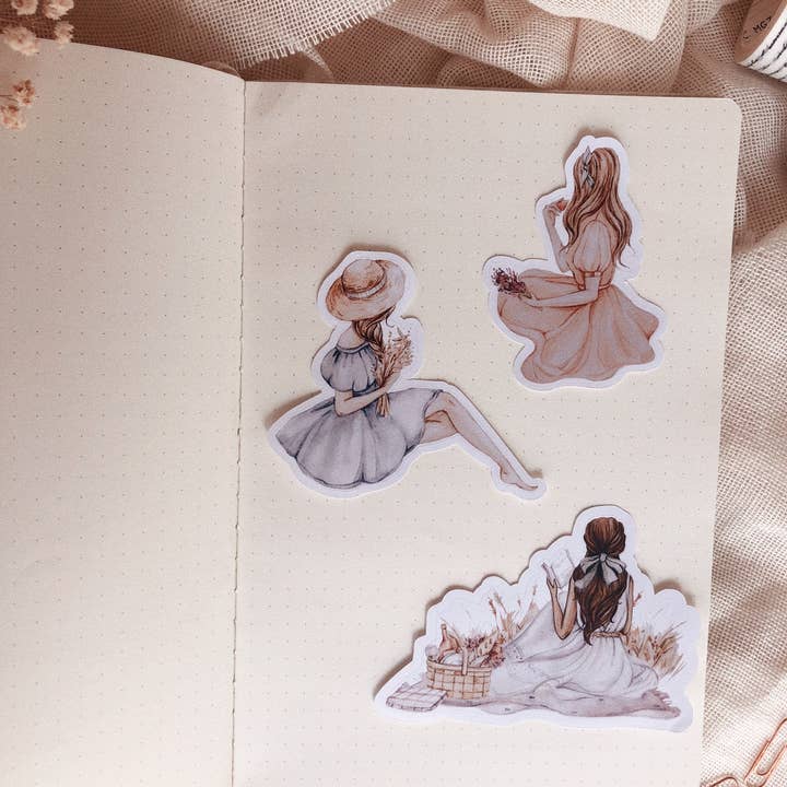 Chapteries - Wholesale Sticker - 20 women stickers1