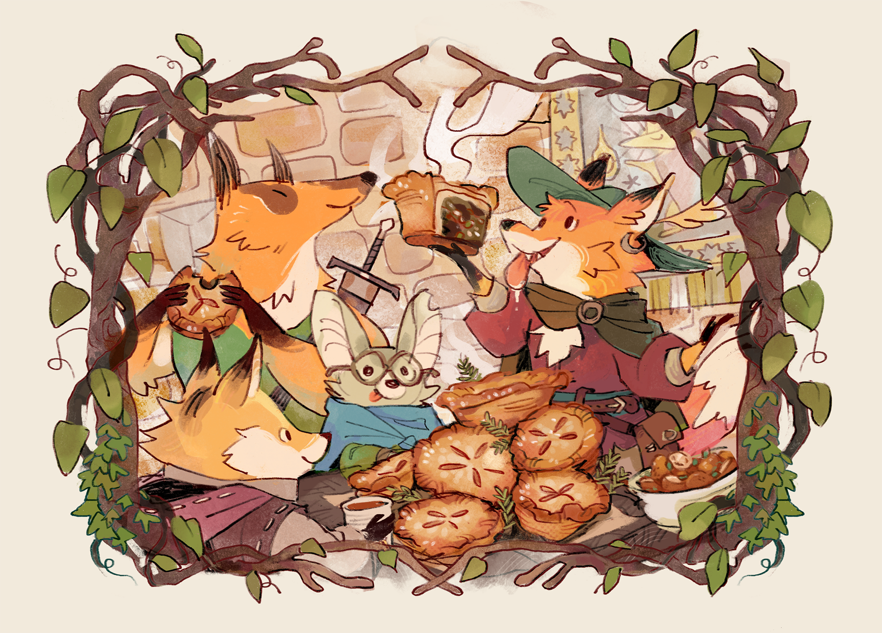 Cantrip Candles - Wholesale Jar/Filled Candle - Ranger Hawke's Rosemary Pork Pies 9oz Candle1