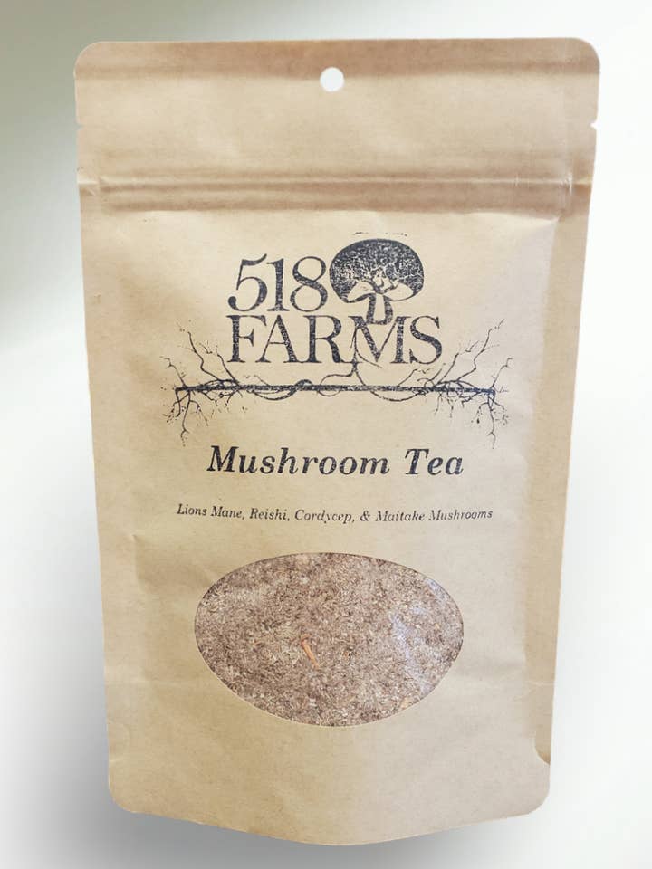 Mushroom Tea for wholesale by 518 Farms