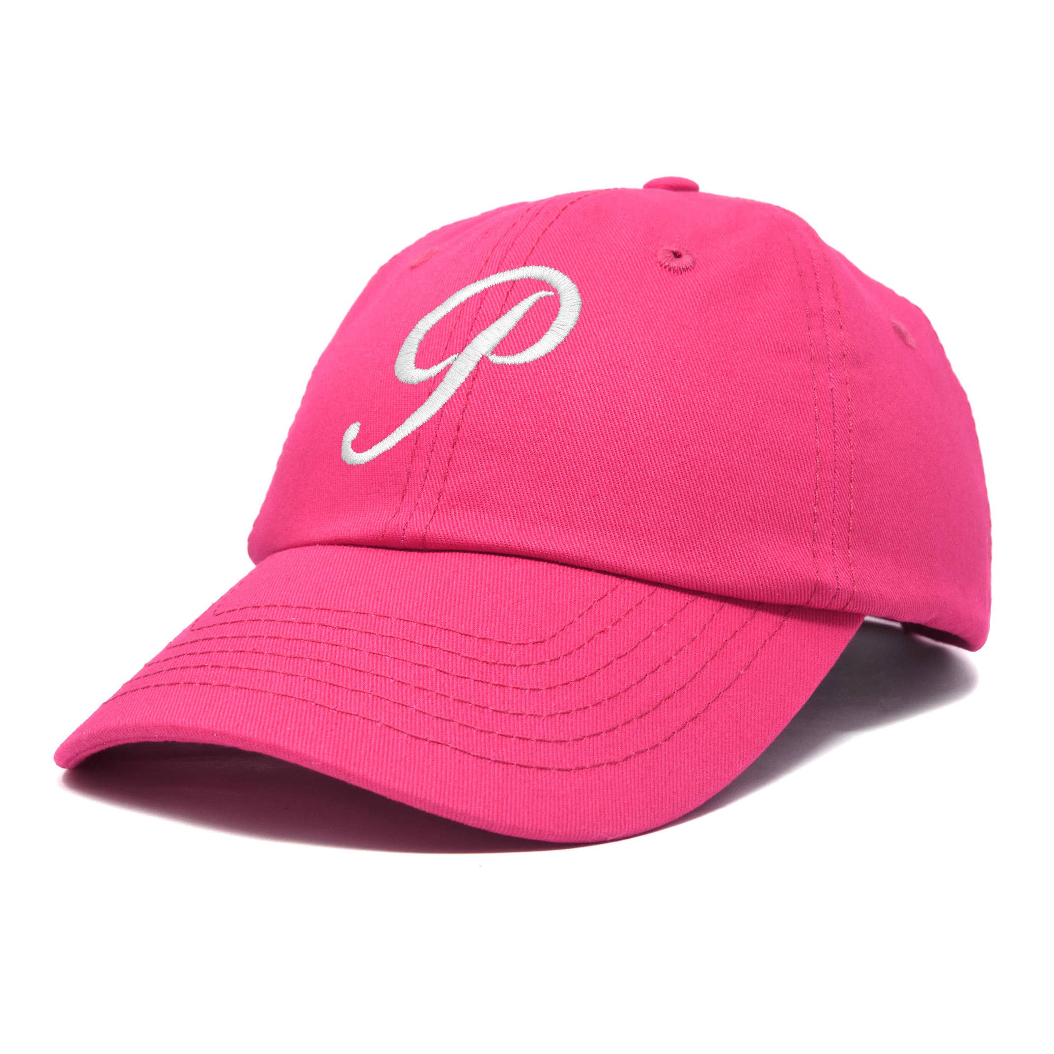 Dalix - Wholesale Baseball Cap - Women's - DALIX Initial Hat Letter P Womens Baseball Cap Monogram27