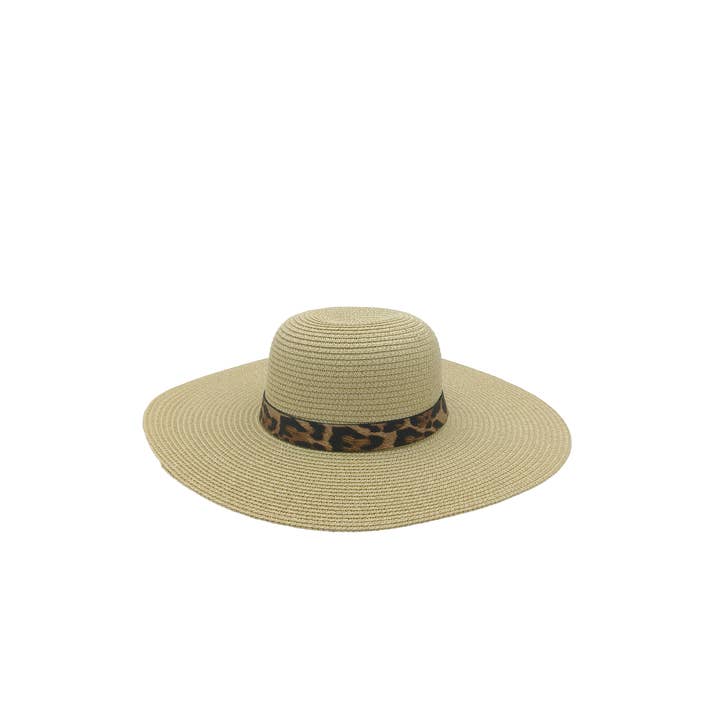 Samba de roda - Wholesale Straw Hat - Women's - Pack of 4 leopard capelines1