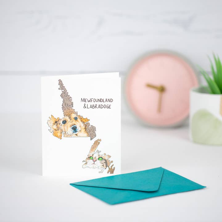 Cartão Mewfoundland & Labradoge A2 por atacado de Pinpoint Studio