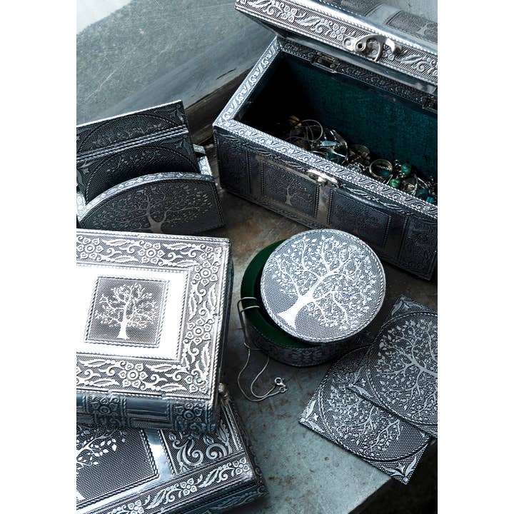 Namaste - Wholesale Coasters - Tree of Life Set of 6 Coasters in Holder2