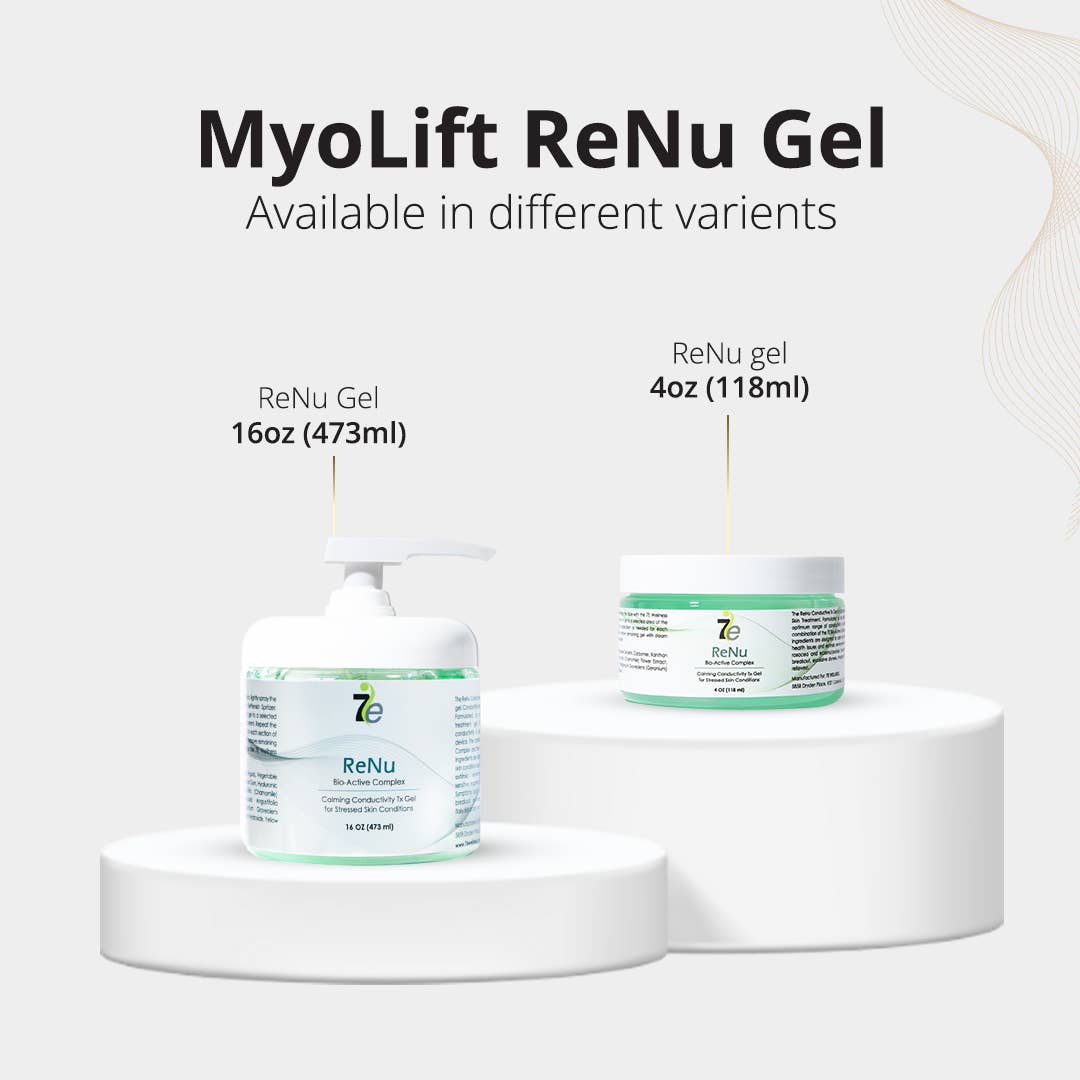 7e Wellness - Wholesale Facial Moisturizer - 7eWellness Myolift ReNu Conductive Gel - Calming & Hydrating5