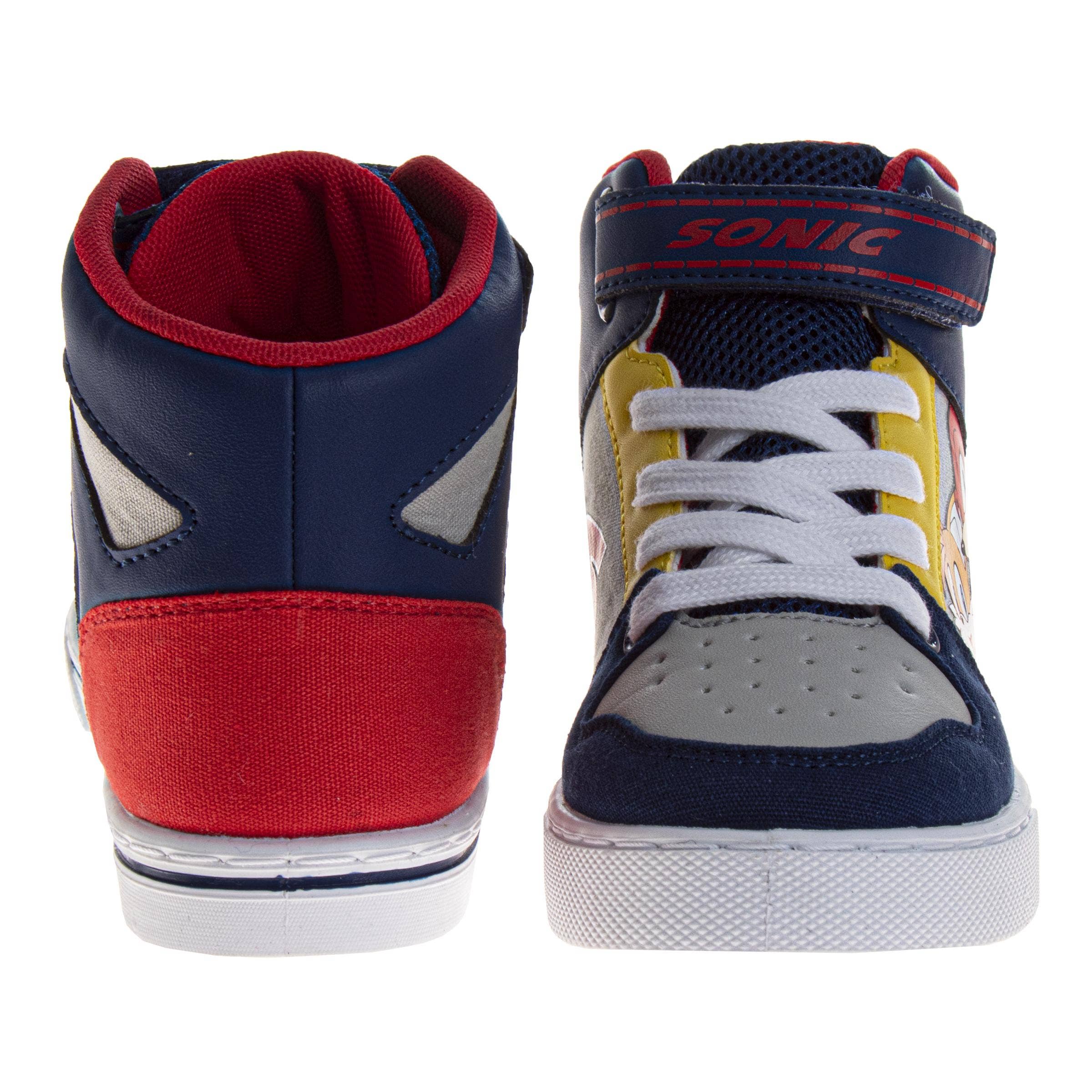 Josmo Shoes Inc - Wholesale Casual Shoes - Kids - Sonic the Hedgehog Boys' High Top Sneakers (Little Kids)3