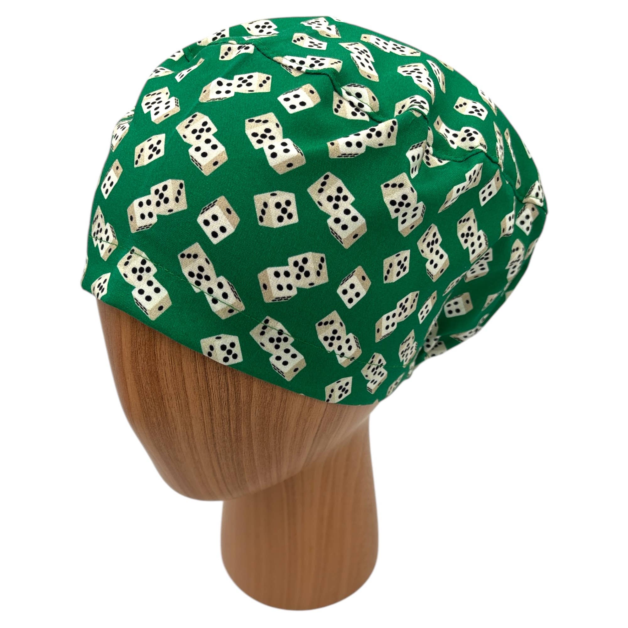 SewingLabPlus - Wholesale Head Scarf - Women's - Lucky Dice Scrub Cap Euro Style Scrub Hat 2