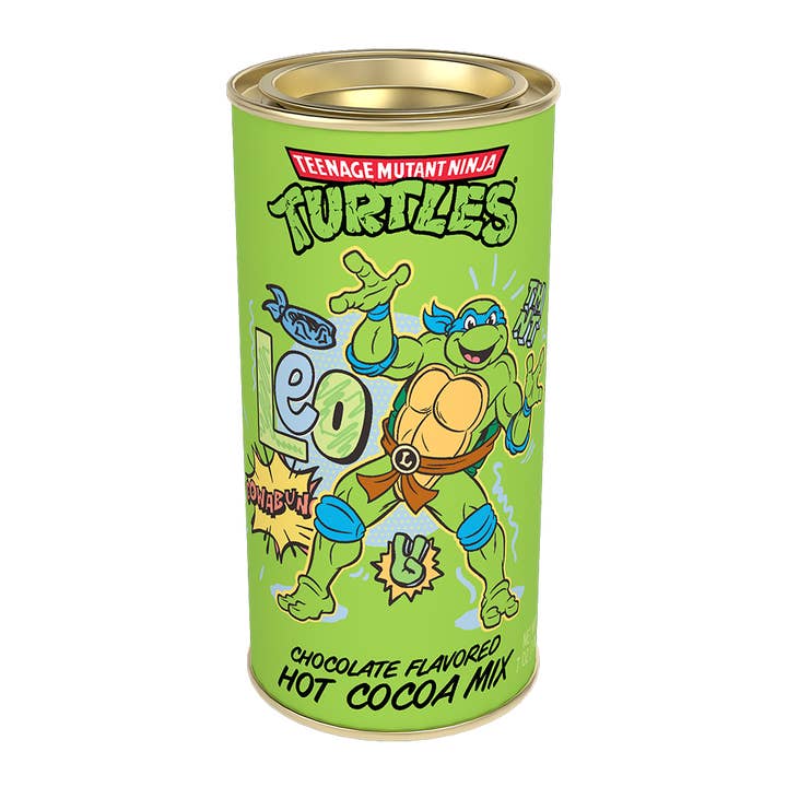 TMNT® Action Leo Chocolate Cocoa (7oz Tins) for wholesale by McSteven's