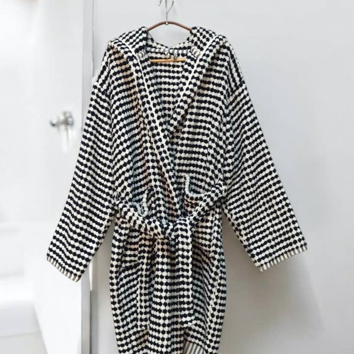 Kikoya - Wholesale Robe - Women's - Pom Pom Bathrobe Handloom Turkish Cotton Resort Heavy Luxury7