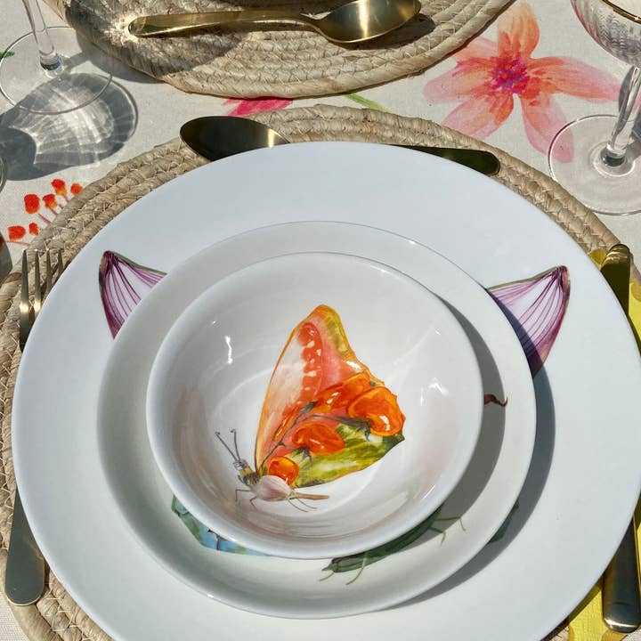 Bordy's – wholesale Salladstallrik – La dolce vita di una farfalla- Insalatiere Piccole15