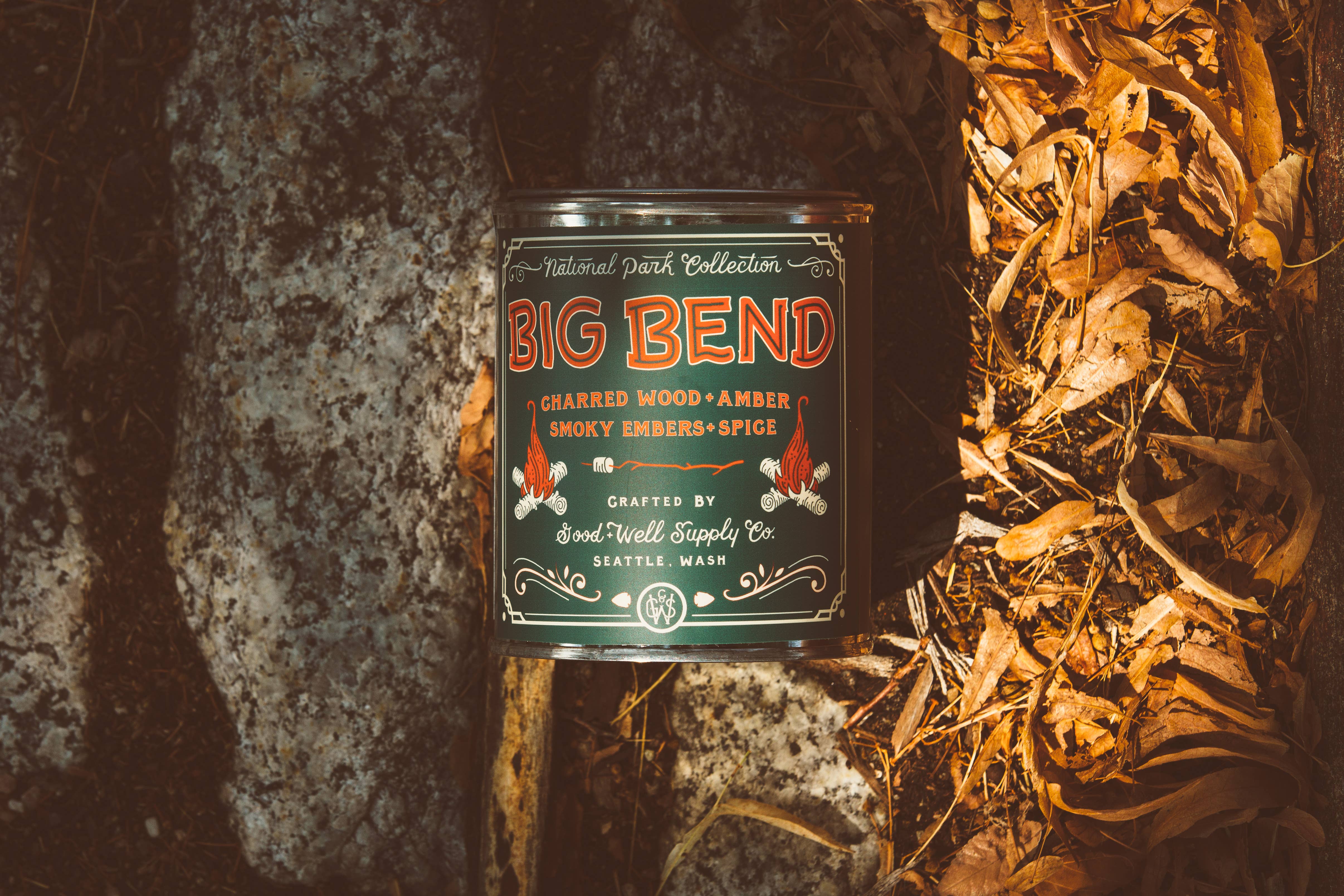 Good & Well Supply Co. - Wholesale Jar/Filled Candle - Big Bend National Park Candle3