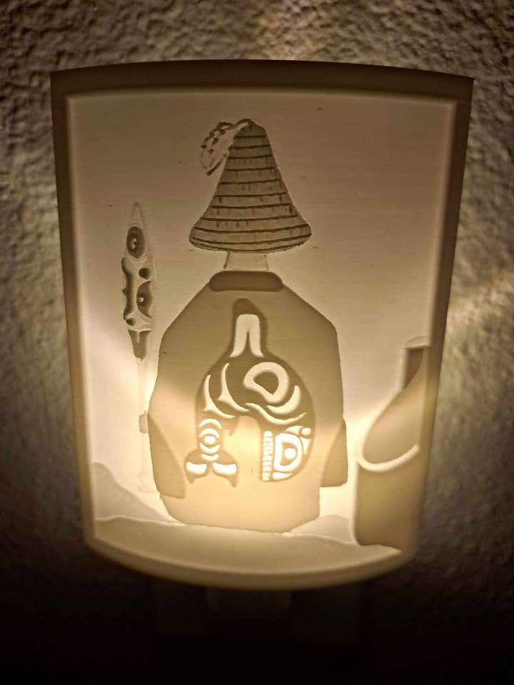 Journey Night Light 3D Printed for wholesale by 10 Buffalos Art