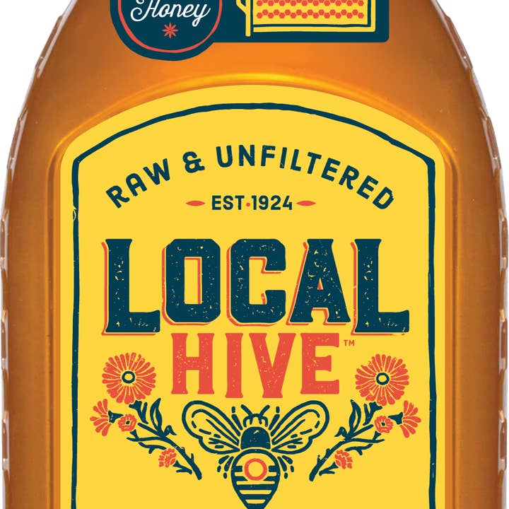 Local Hive Honey - Wholesale Honey - Local Hive, Raw & Unfiltered, Colorado Honey Blend, 12 oz