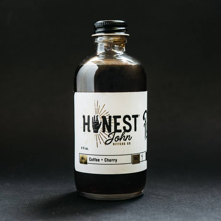 Coffee + Cherry 4oz for wholesale by Honest John Bitters Co
