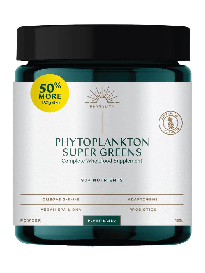 Phytoplankton Super Greens Powder 180g for wholesale by Phytality