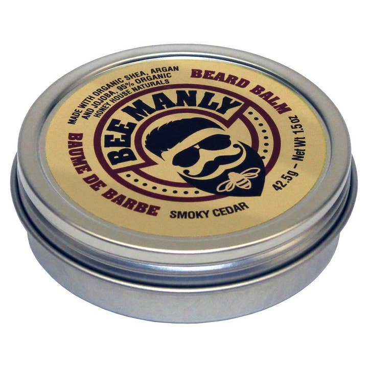 Honey House Naturals - Wholesale Beard Styling Product - Bee Manly Beard Balm - Individual - Organic2