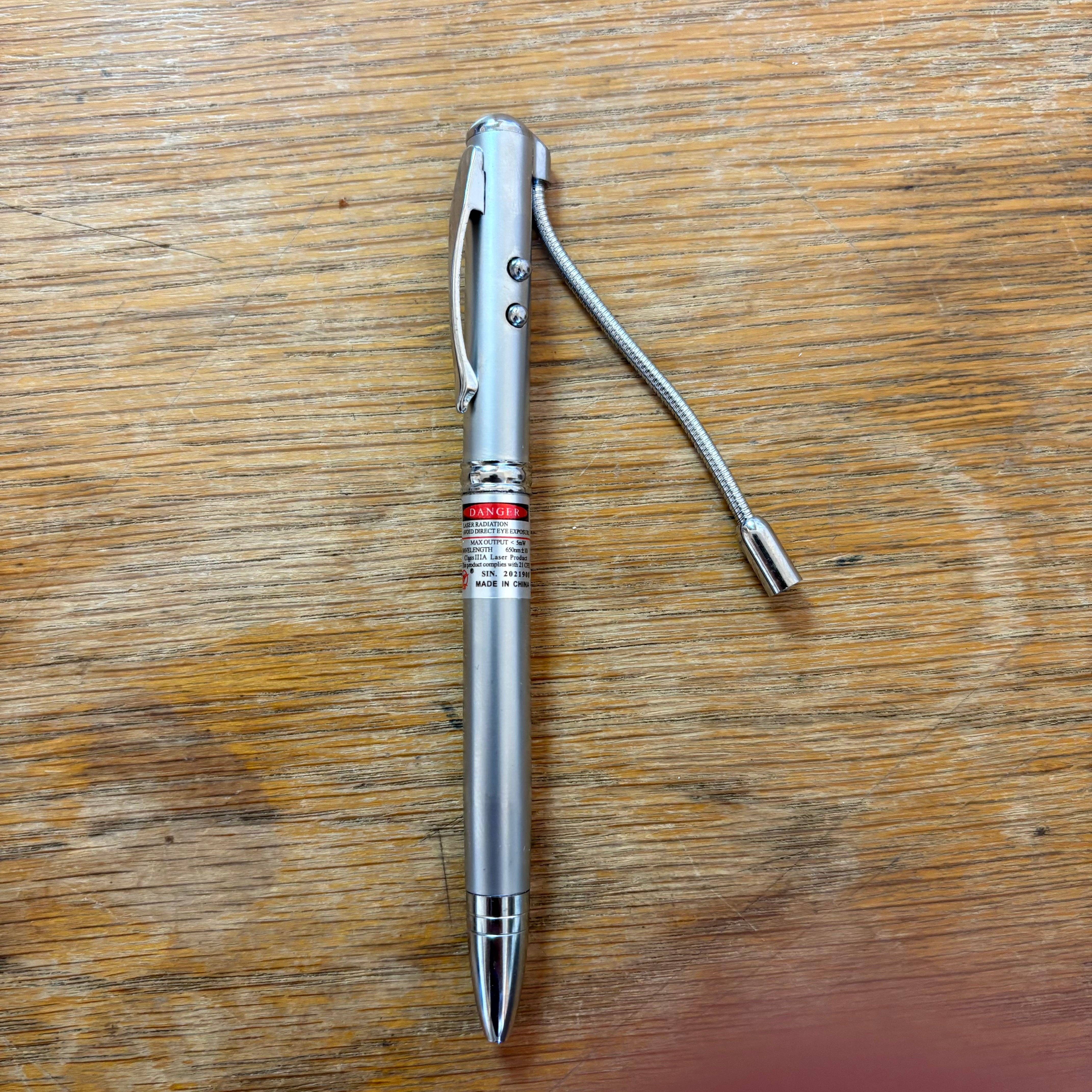 Incognito – wholesale Pen – 5 in 1 Geek Spy Lazer Pen with built in Torch3