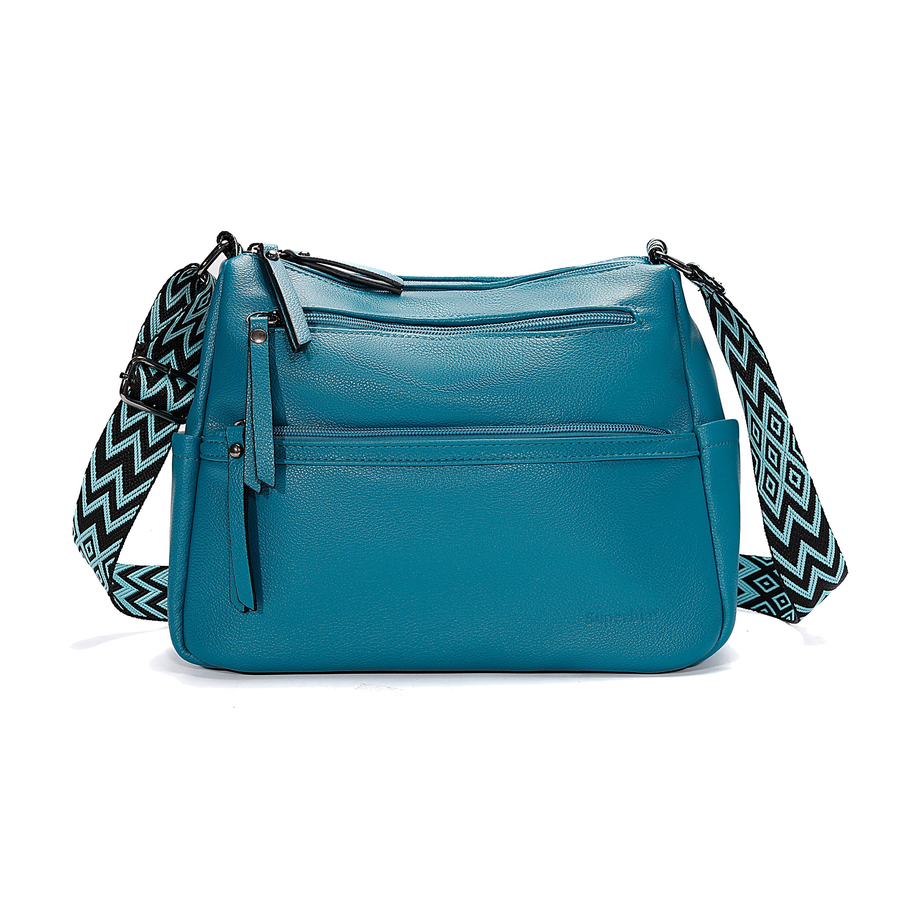 Superbia - Vendita all'ingrosso Tracolla - Donna - Borsa a spalla Superbia Soft Multi con tasche con cerniera e 2 scomparti6