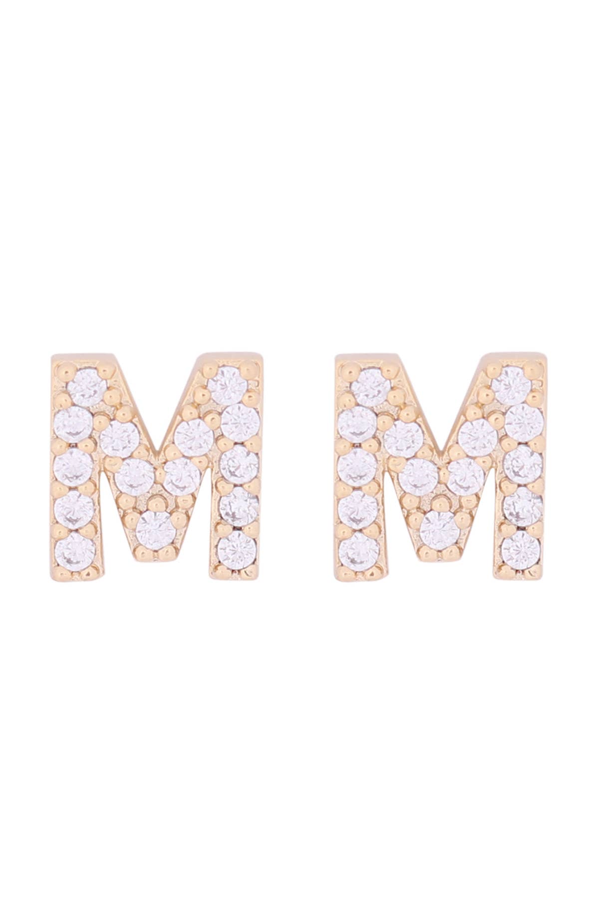 MYS Wholesale Inc - Wholesale Stud/Post Earrings - Cubic Zirconia Initial Earrings23