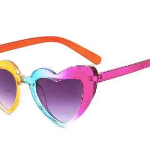 The New Class - Wholesale Sunglasses – kids - Heart Shaped Cat Eye Sunglasses for Toddlers & Kids