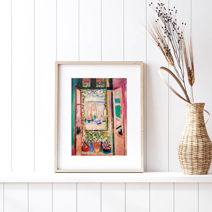 Sugar & Canvas – wholesale Art print – Matisse The Open Window 1905 Painting Art Print M136