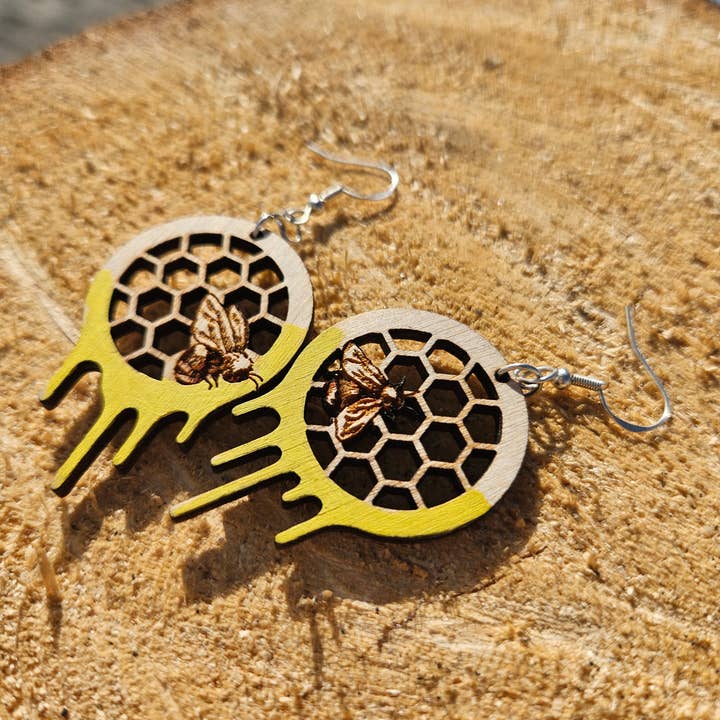 HONEYBEE | Dangle Earrings for wholesale by Sadie J. & Co.