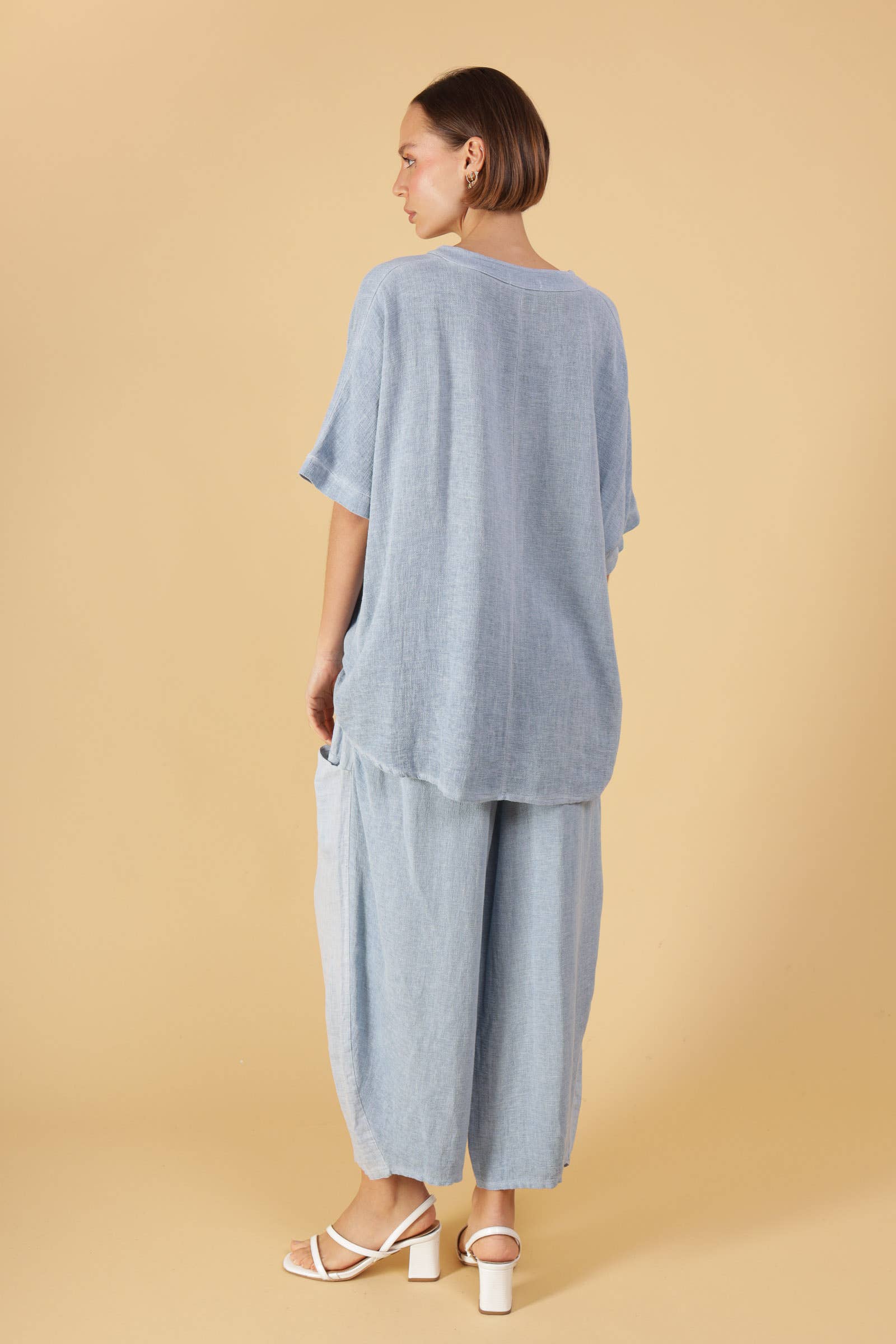 Shyloh - Wholesale Pants - Women's - Linen cotton trousers 2052423