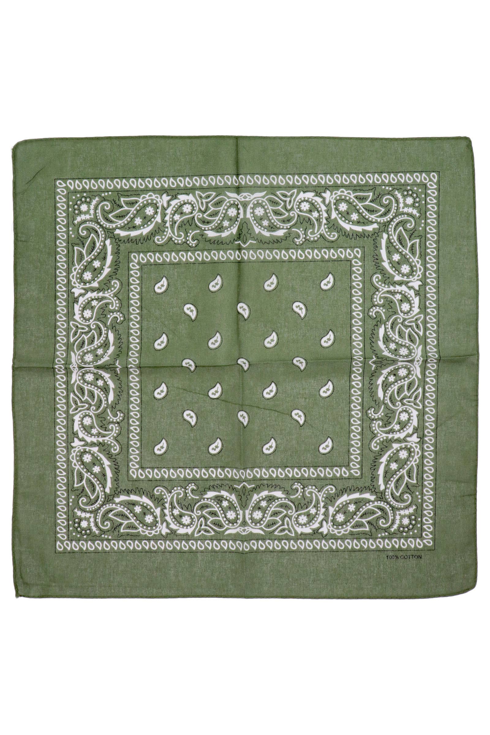 Cap Zone – Engroshandel Bandana - Dame – Klassisk firkantet bandana i bomuld med paisleyprint16