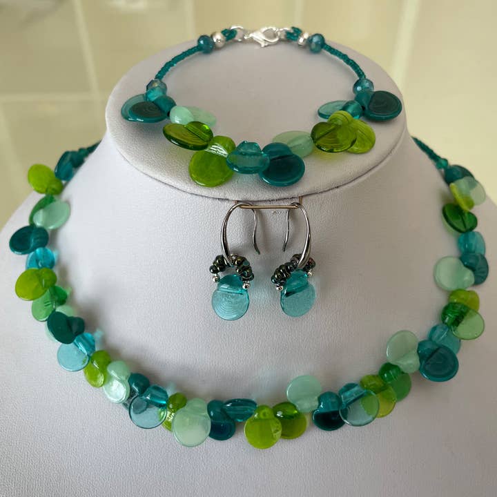 Bali Murano Glass Jewelry Set for wholesale by Alice Sturzinger LLC